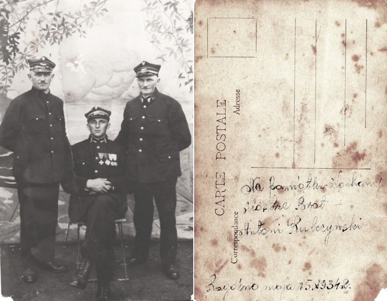 Na Pamiątkę Kochanej siostrze, Brat - Antoni Rulczyński. Rogoźno, maja 15 1934 R.